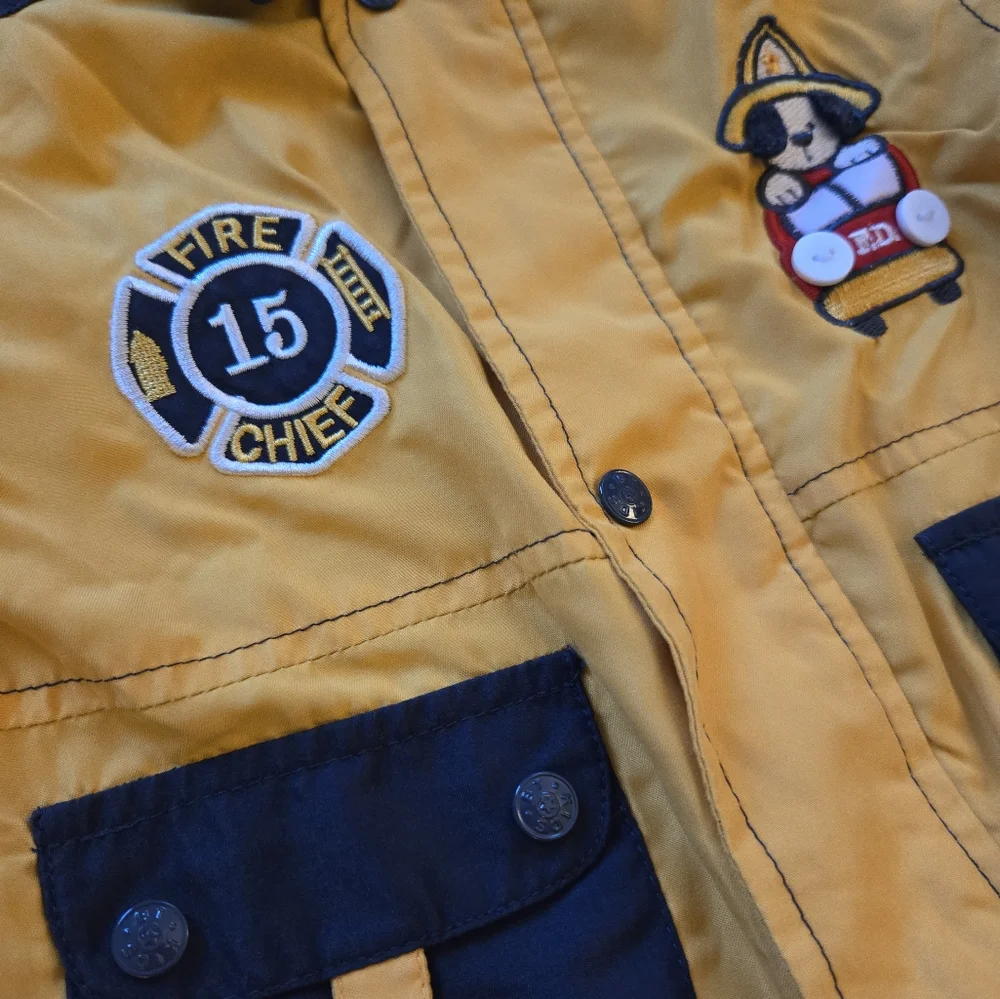 B.T. Kids Fire Chief fireman dog 2-piece set, jacket and long sleeved top